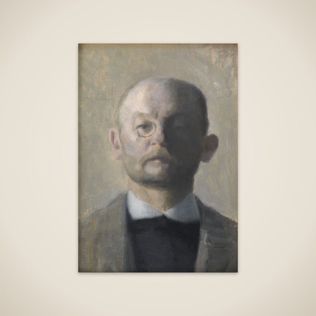Maleren Kristian Zahrtmann unframed print