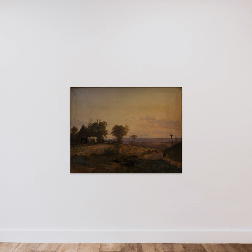 Parti af egnen ved Segeberg unframed — shown to scale
