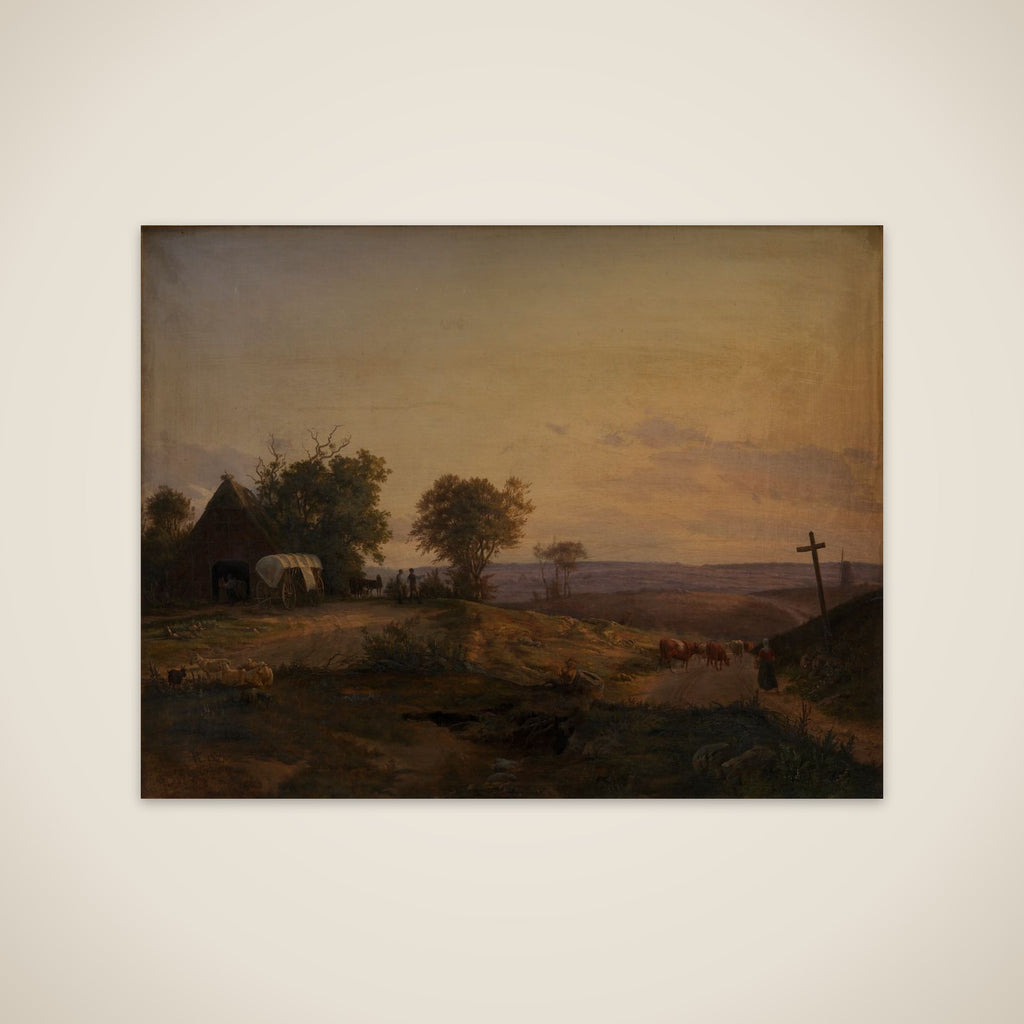 Parti af egnen ved Segeberg unframed print