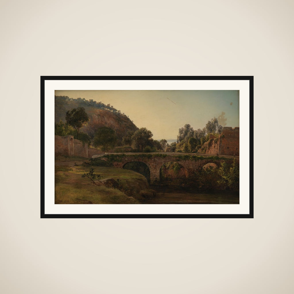 En bro ved Sorrento framed