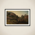 En bro ved Sorrento framed