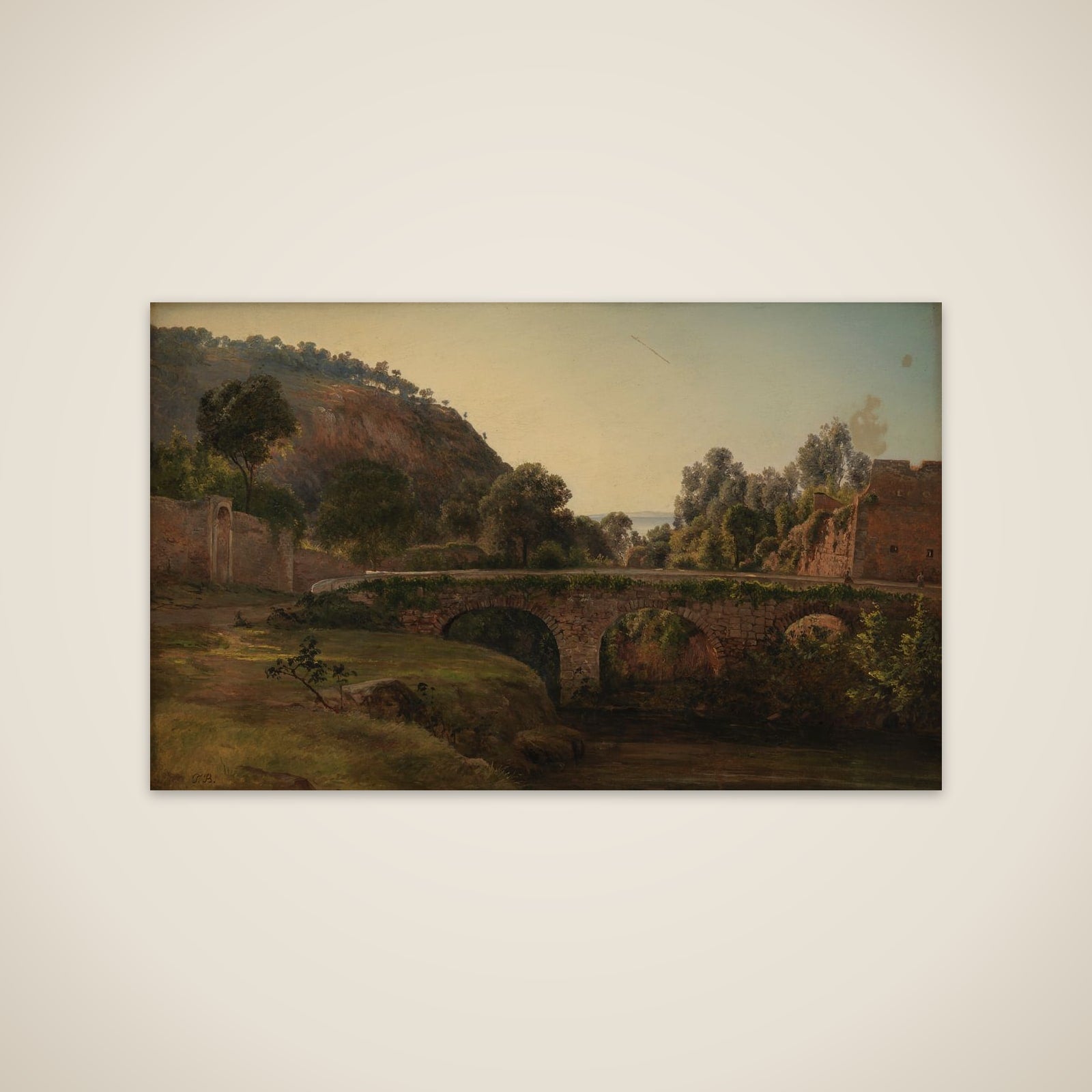 En bro ved Sorrento unframed print
