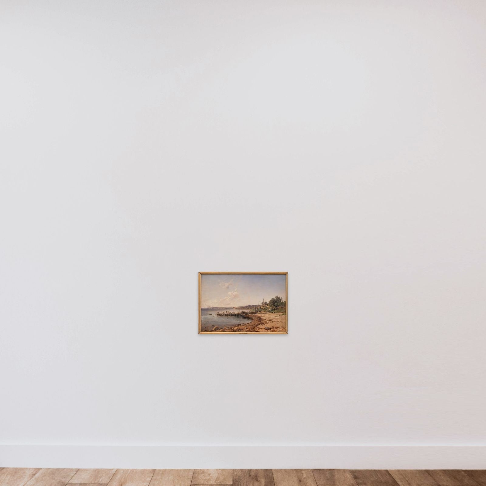 Stranden ved Espergærde unframed — shown to scale