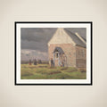 Nørre Vium Kirke. Optrækkende uvejr framed