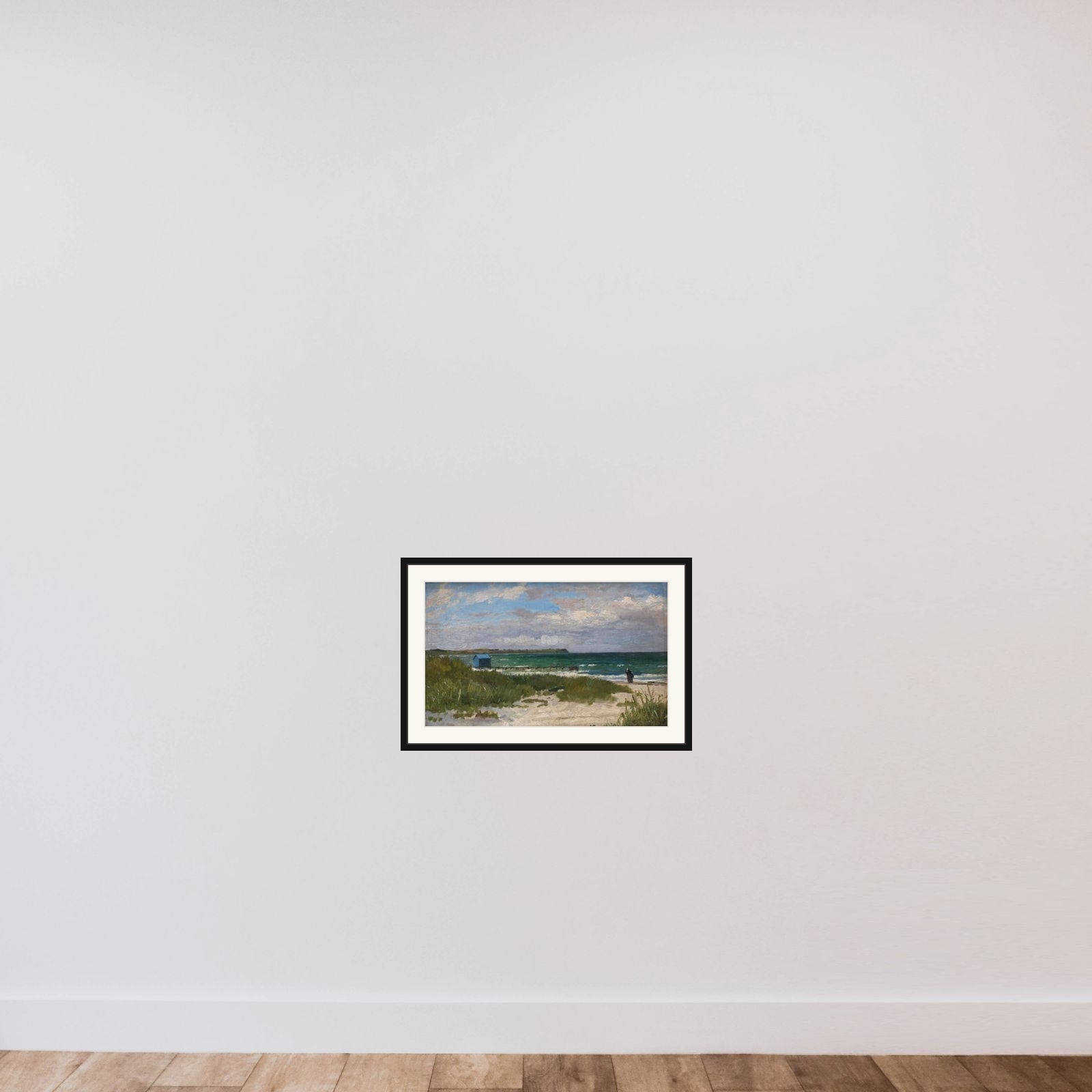 Kystlandskab. Hornbæk framed — shown to scale