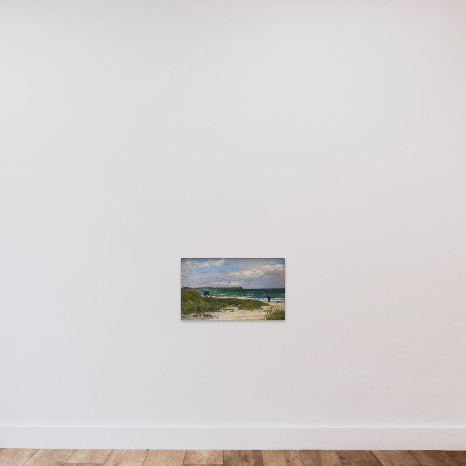 Kystlandskab. Hornbæk unframed — shown to scale