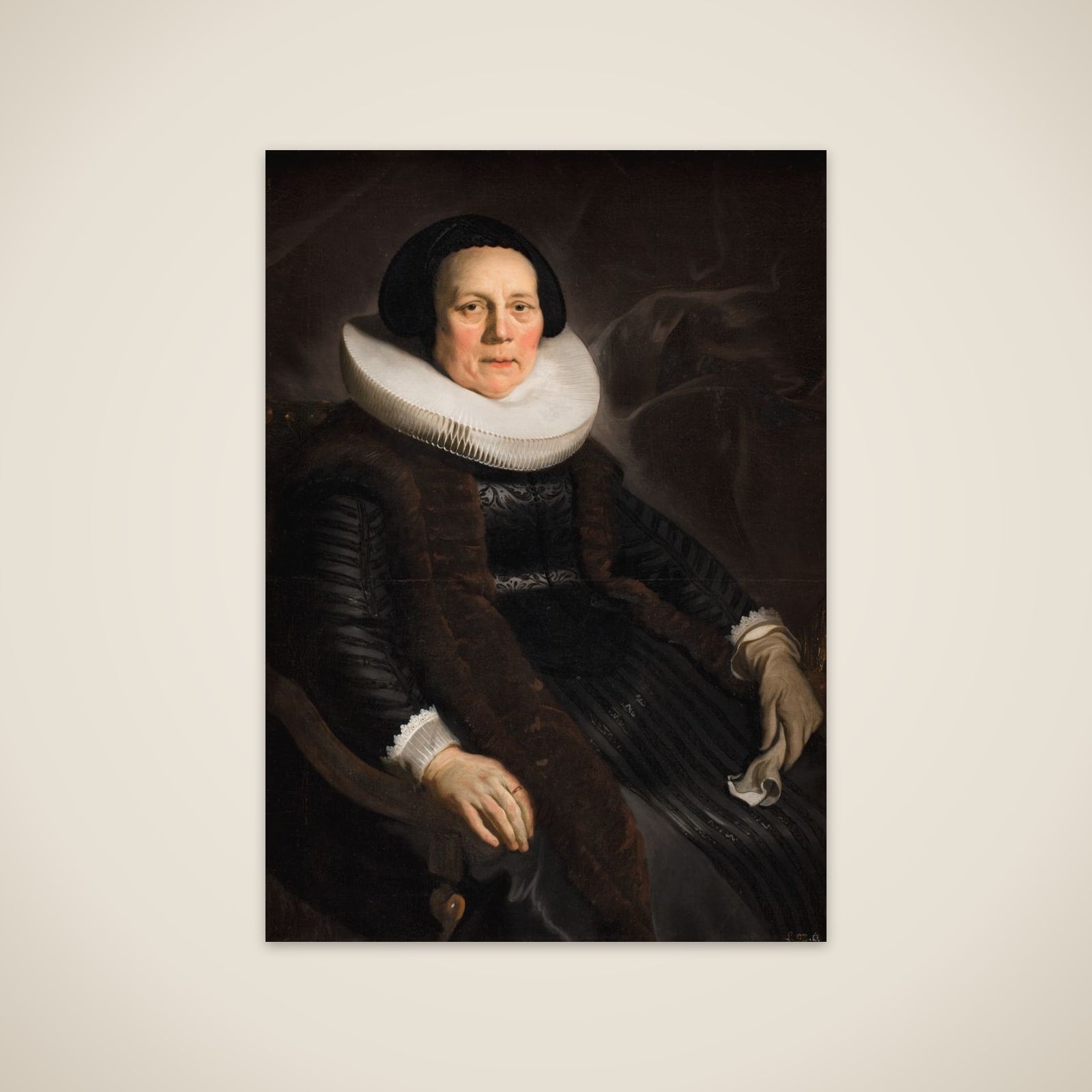 Kvindeportræt unframed print