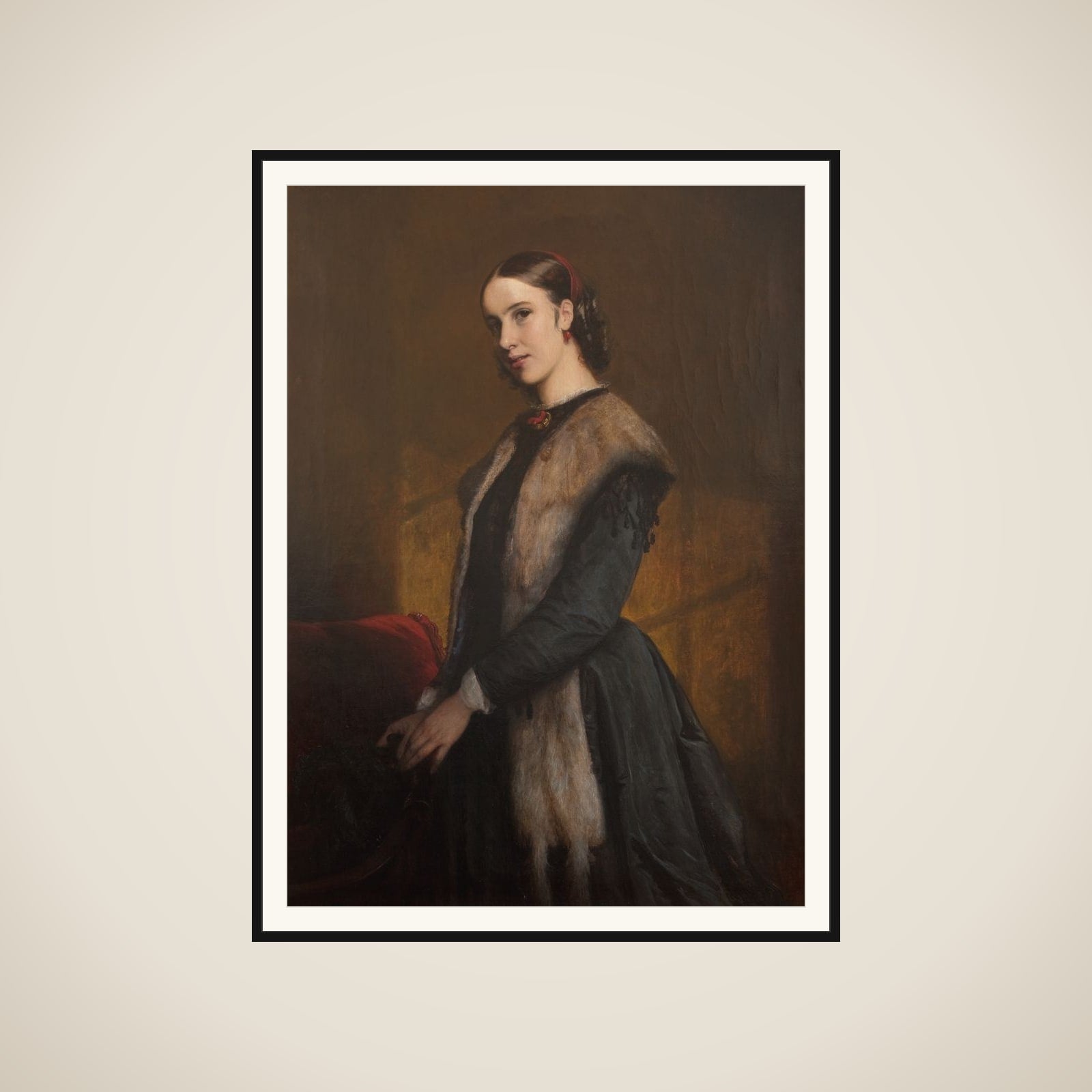 Forfatterinden Emma Kraft framed
