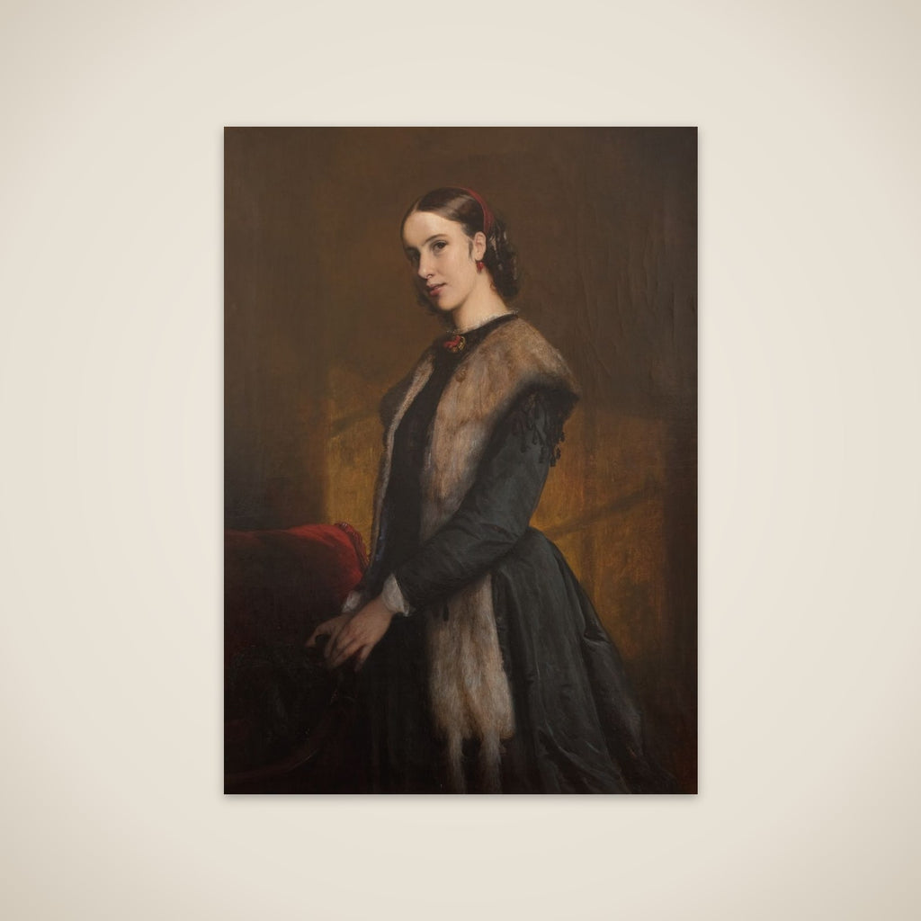 Forfatterinden Emma Kraft unframed print