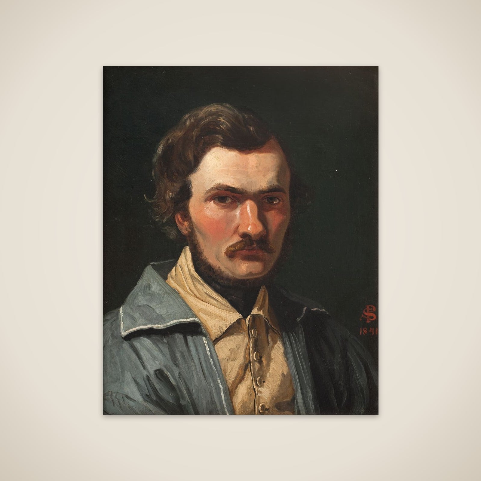 Maleren J.Th. Lundbye unframed print