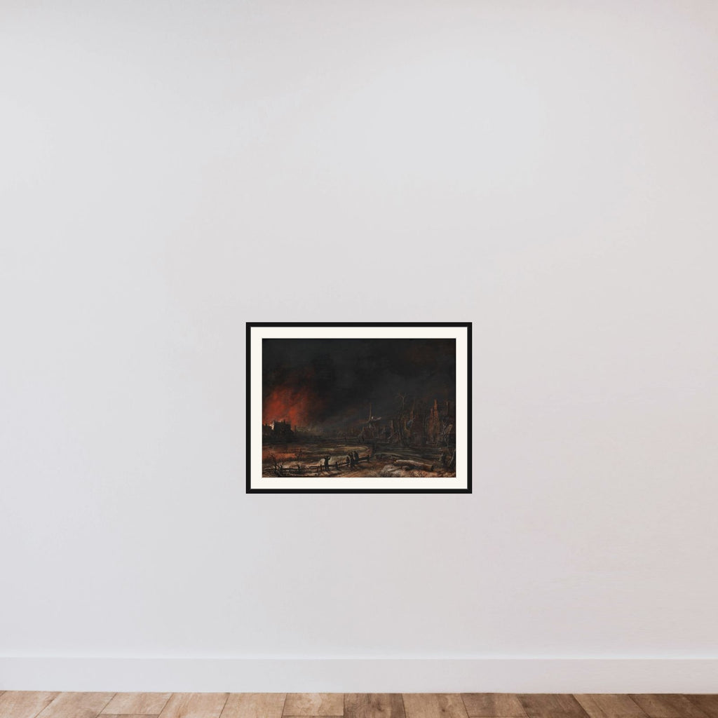Ildebrand en vinternat framed — shown to scale