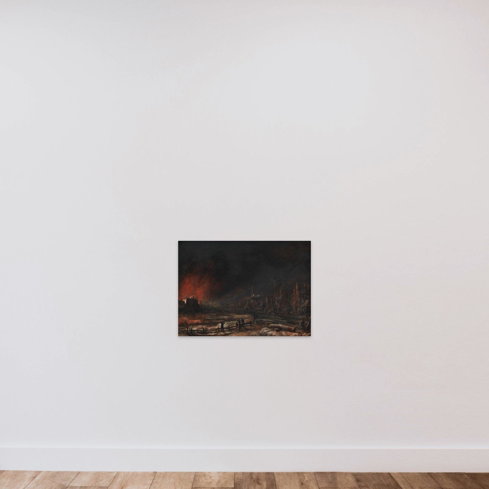 Ildebrand en vinternat unframed — shown to scale