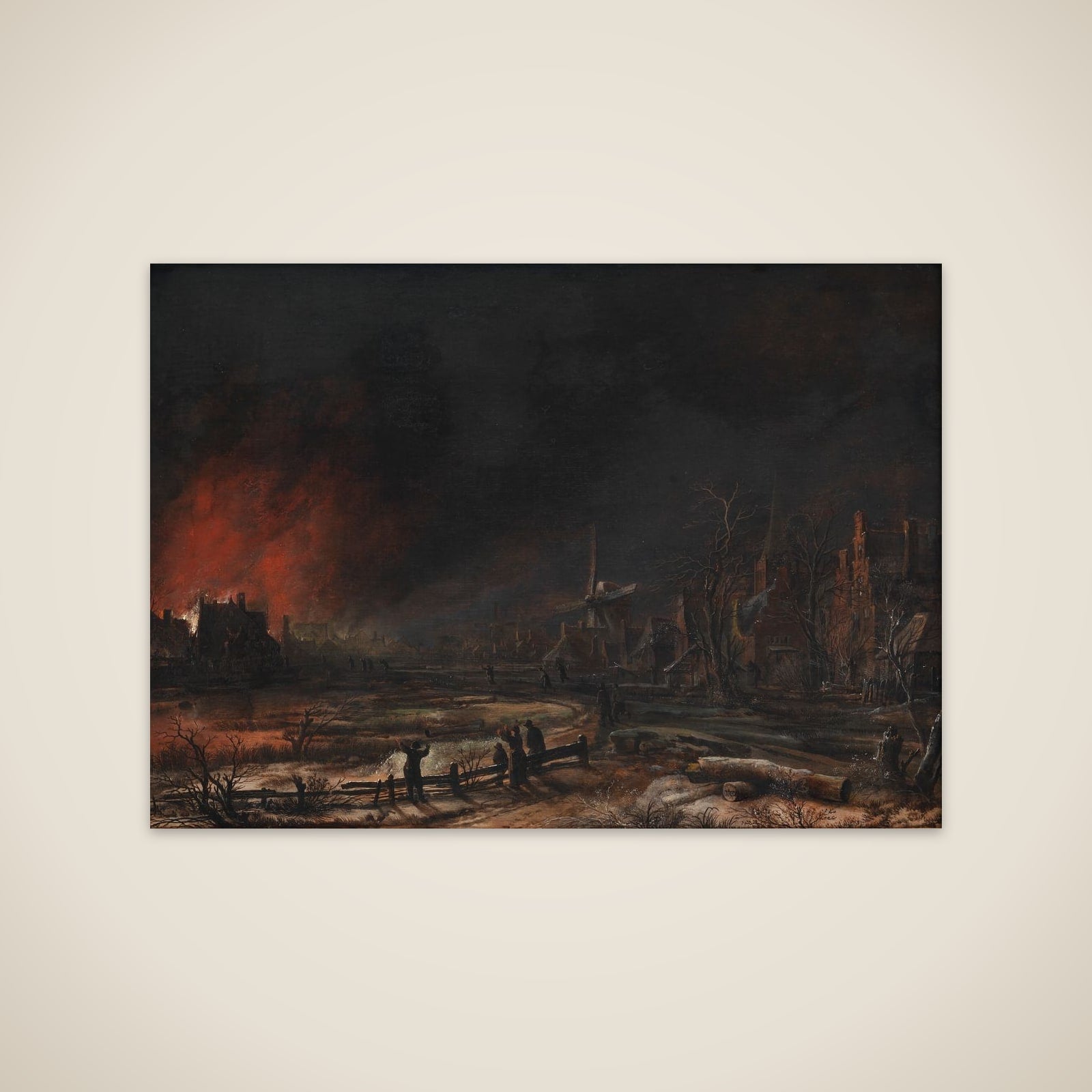 Ildebrand en vinternat unframed print