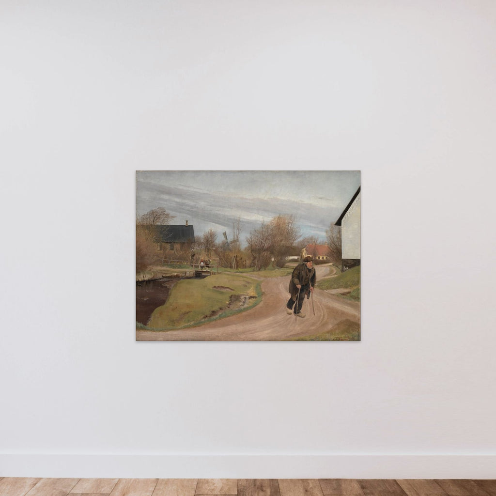 Forår i Hals unframed — shown to scale