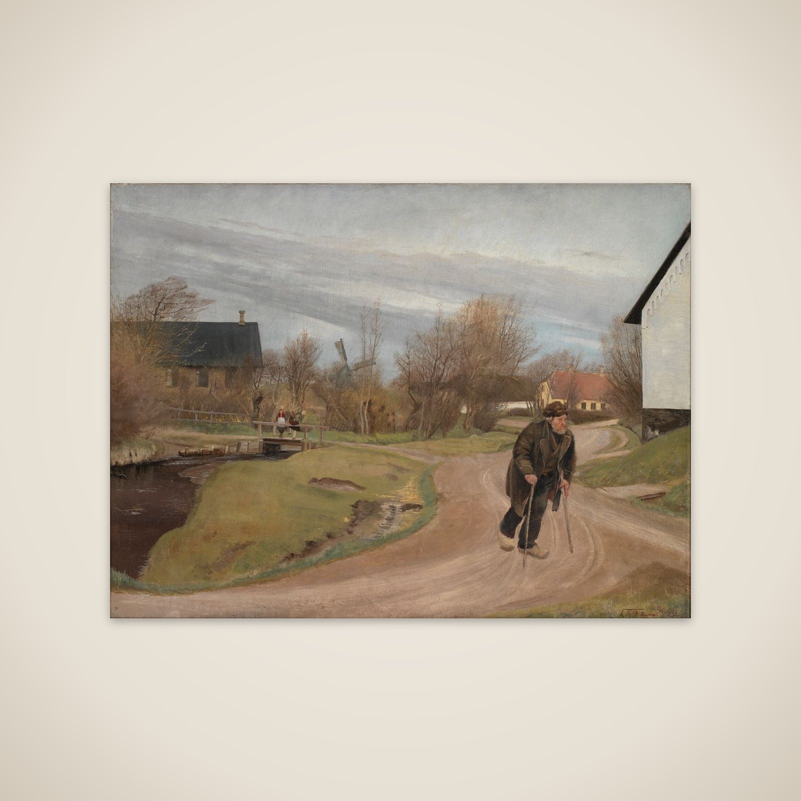 Forår i Hals unframed print