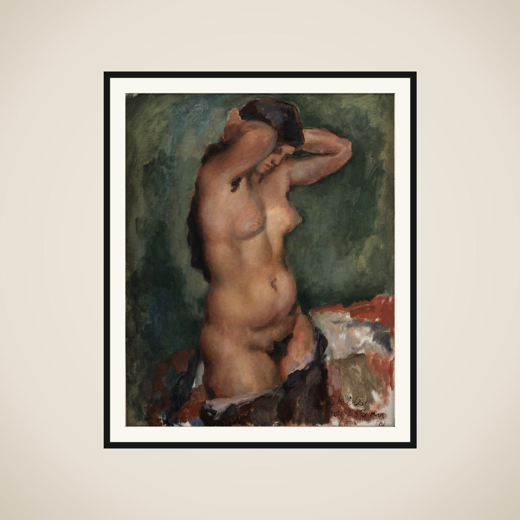 Stående nøgen kvinde framed
