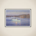Den hvide båd framed