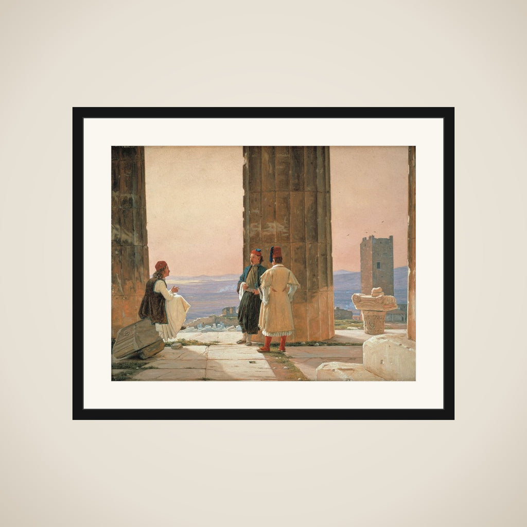 Udsigt fra Athenatemplet på Akropolis framed