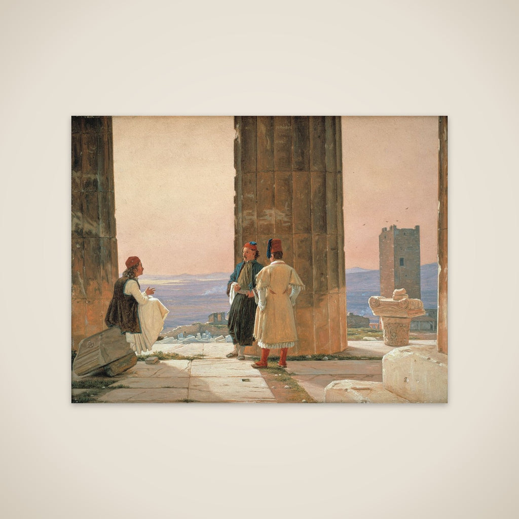Udsigt fra Athenatemplet på Akropolis unframed print