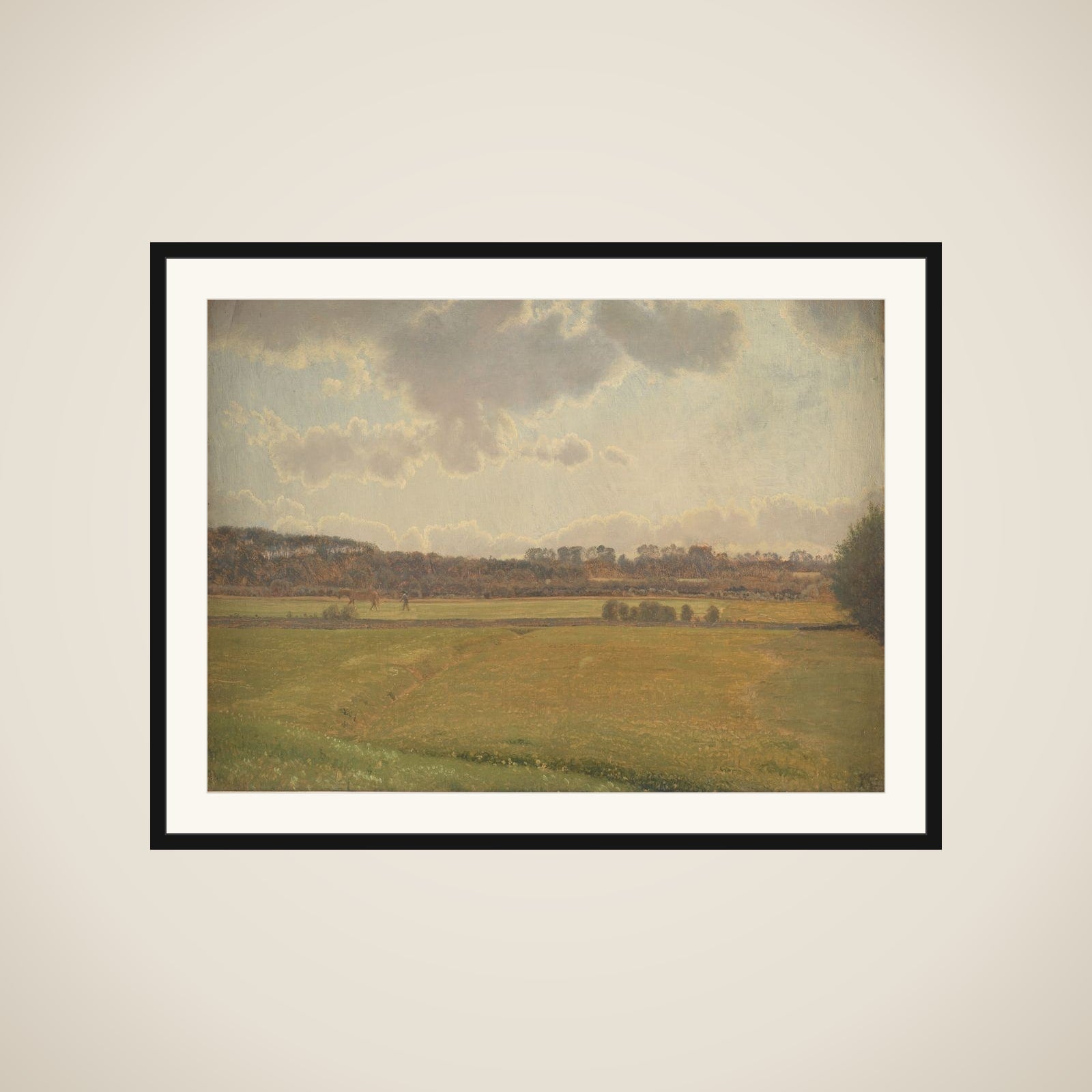Sommerdag ved Bisholt framed
