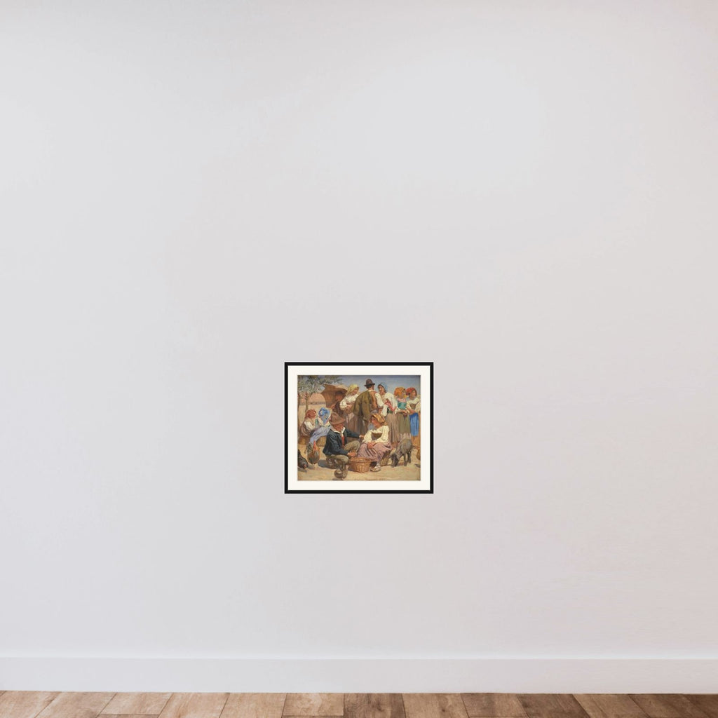Marked i Sora framed — shown to scale