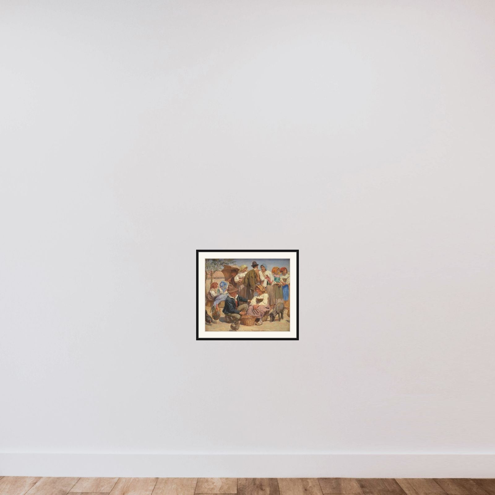 Marked i Sora framed — shown to scale
