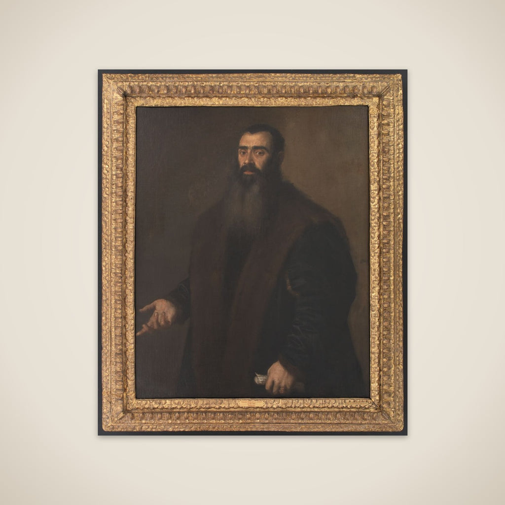 Portræt af købmanden og kunstsamleren Willibald Imhoff den ældre (1519-1580) fra Nürnberg unframed print