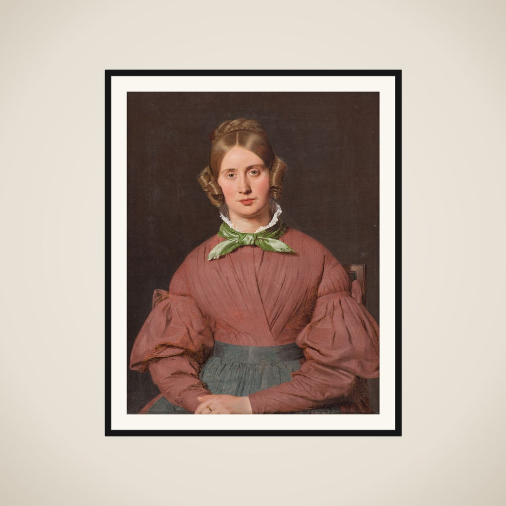 Susanne Cecilie Købke, født Købke, kunstnerens hustru framed