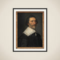 Portræt af den hollandske digter og historieskriver Pieter Cornelisz Hooft (1581-1647) framed
