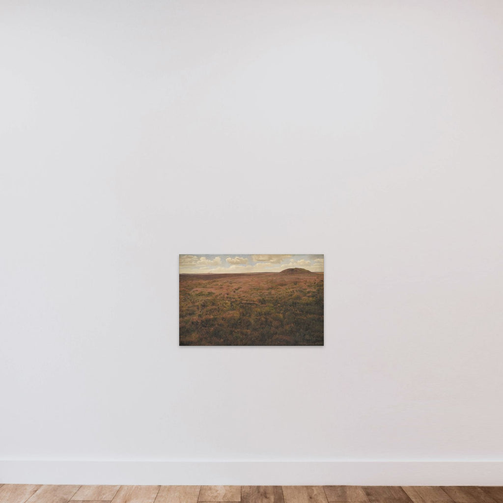 Hedestudie unframed — shown to scale
