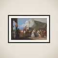 Karnevalscene. Pulcinellas triumf framed