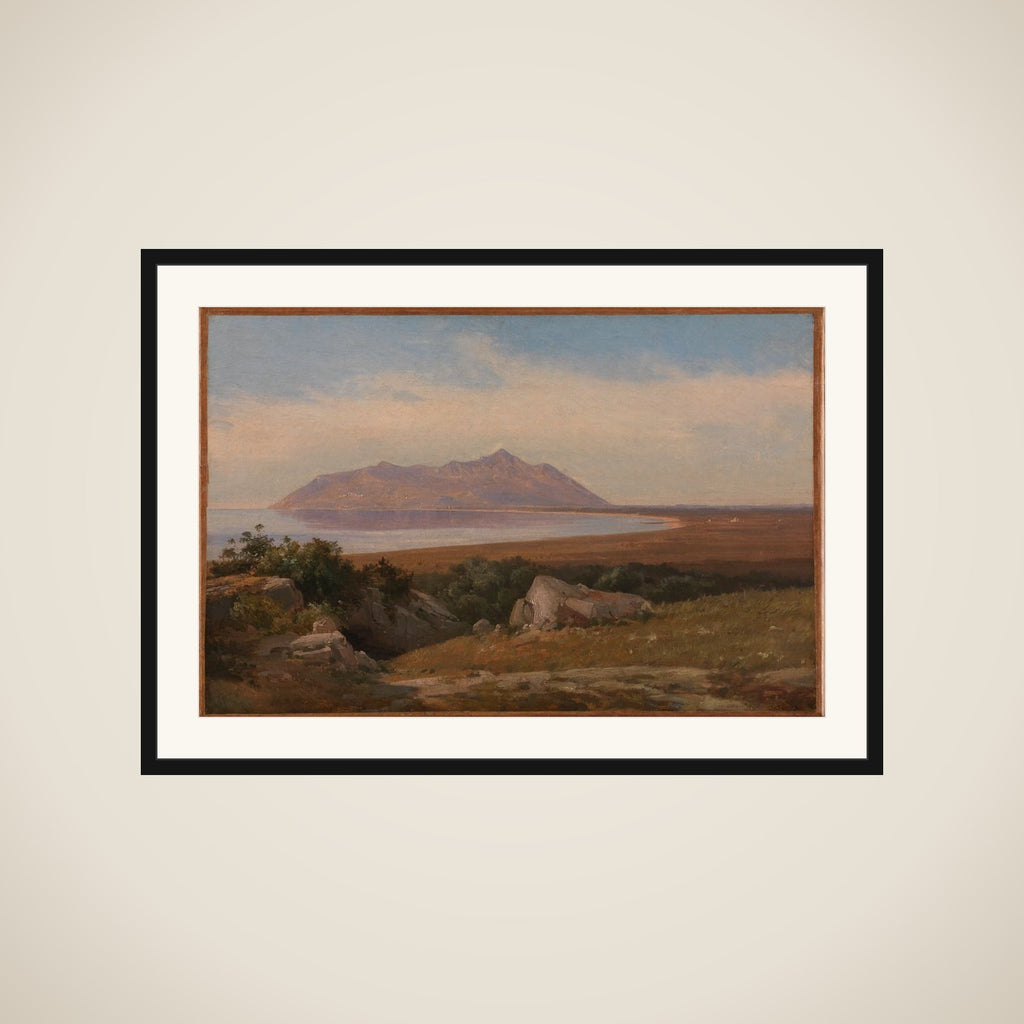 Forbjerget Monte Circeo set fra omegnen af Terracina framed