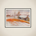 Over Kærby Bakke. Vinter framed