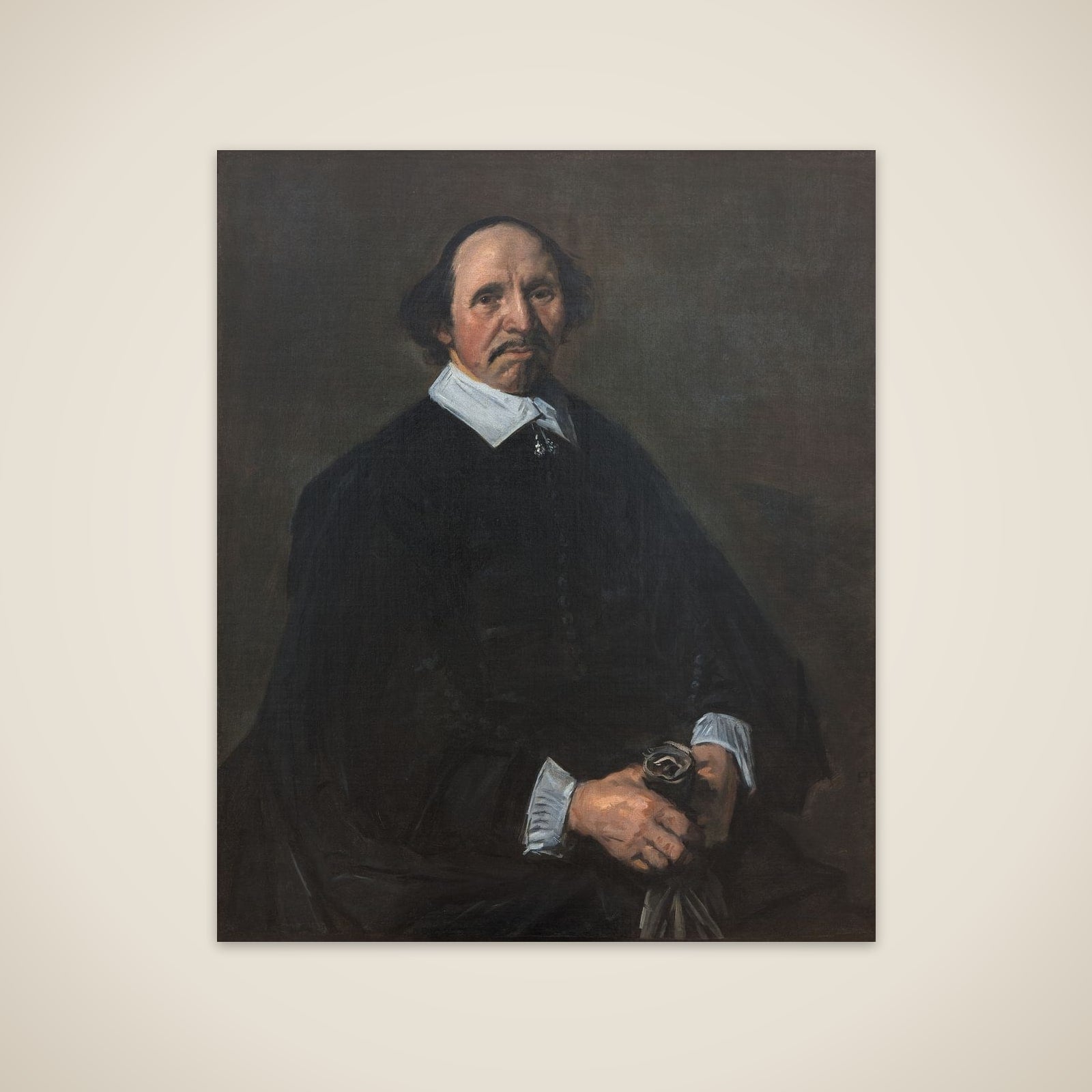 Portræt af en mand unframed print