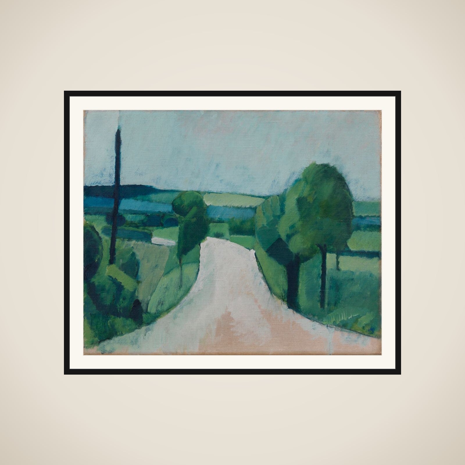 Landevej ved Fåborg framed