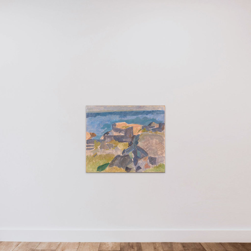 Motiv fra Christiansø unframed — shown to scale