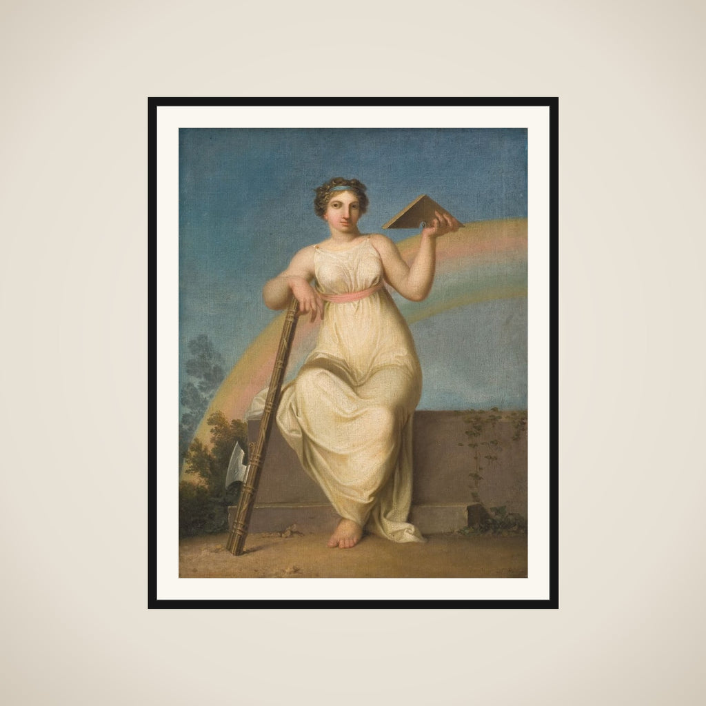 Jurisprudensen. Allegorisk figur framed