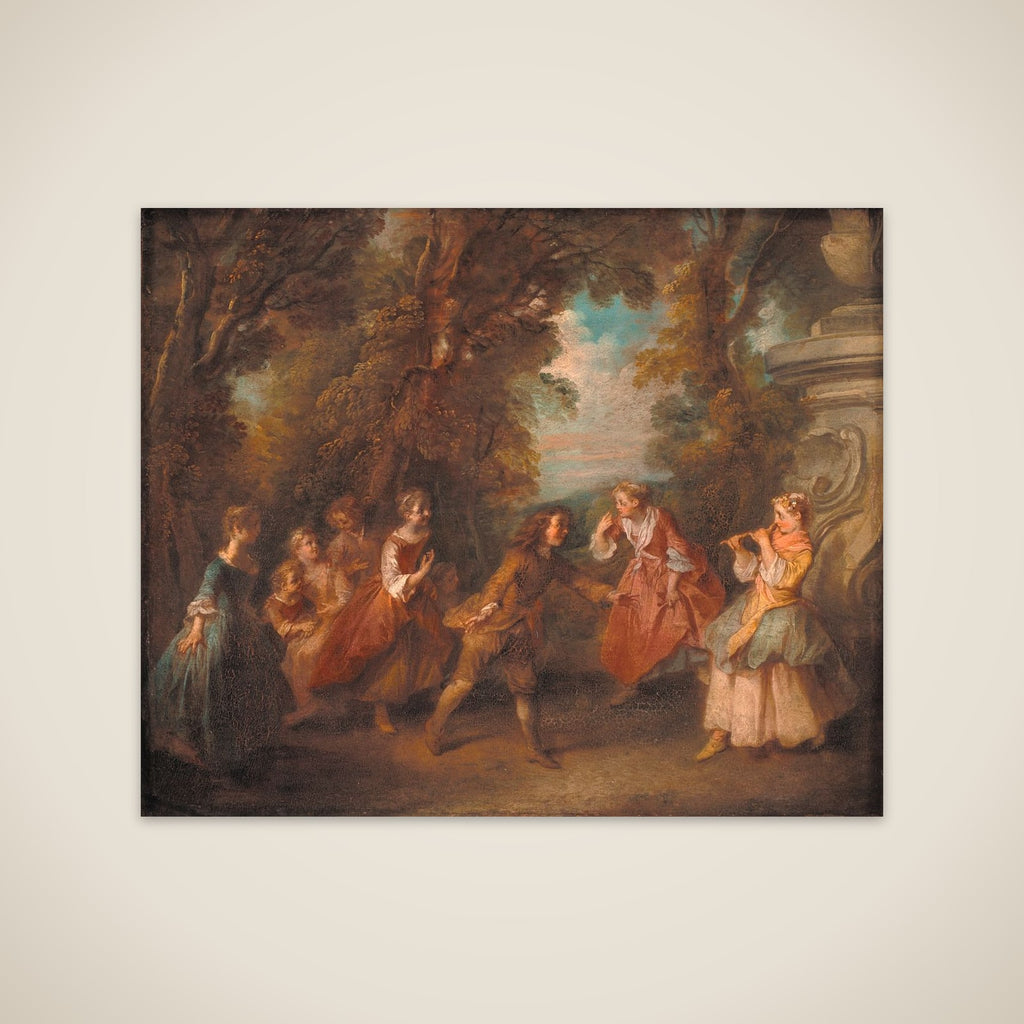 Legende børn i det frie. ("Le jeu des quatre-coins") unframed print