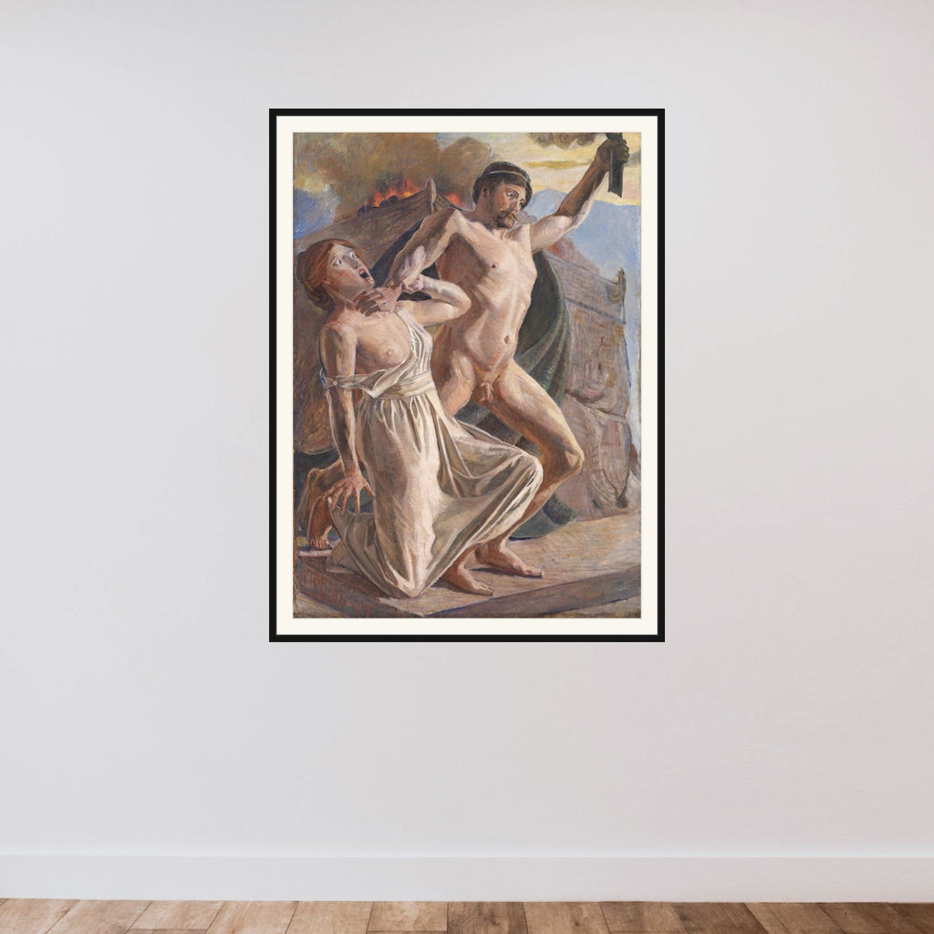 Prometheus raner ilden framed — shown to scale