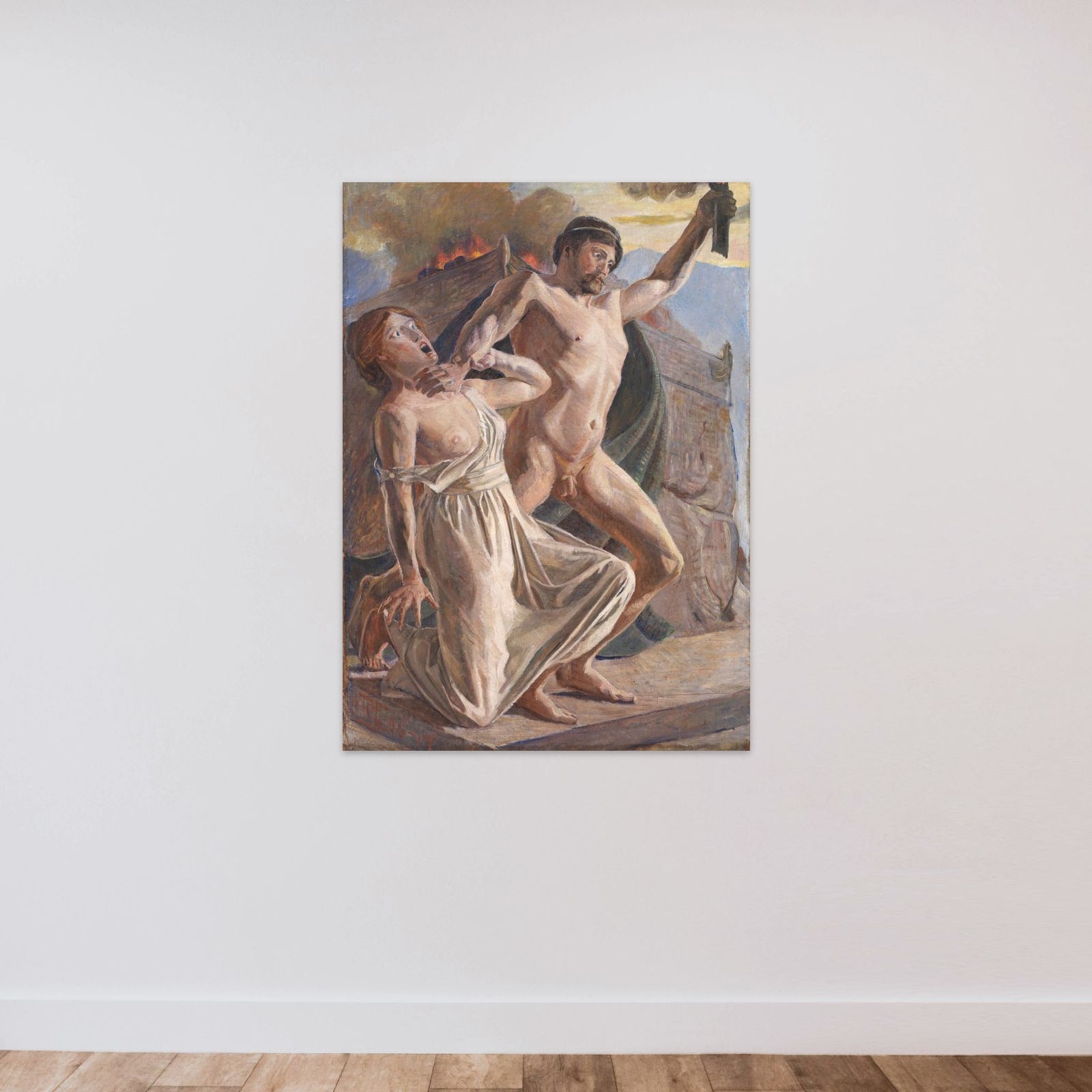 Prometheus raner ilden unframed — shown to scale