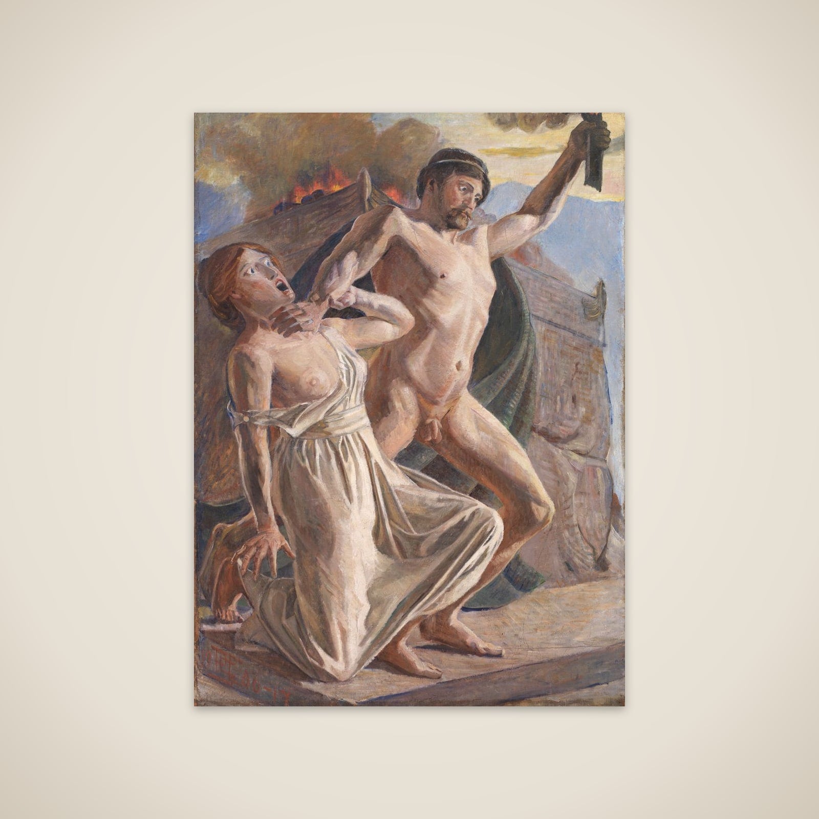 Prometheus raner ilden unframed print