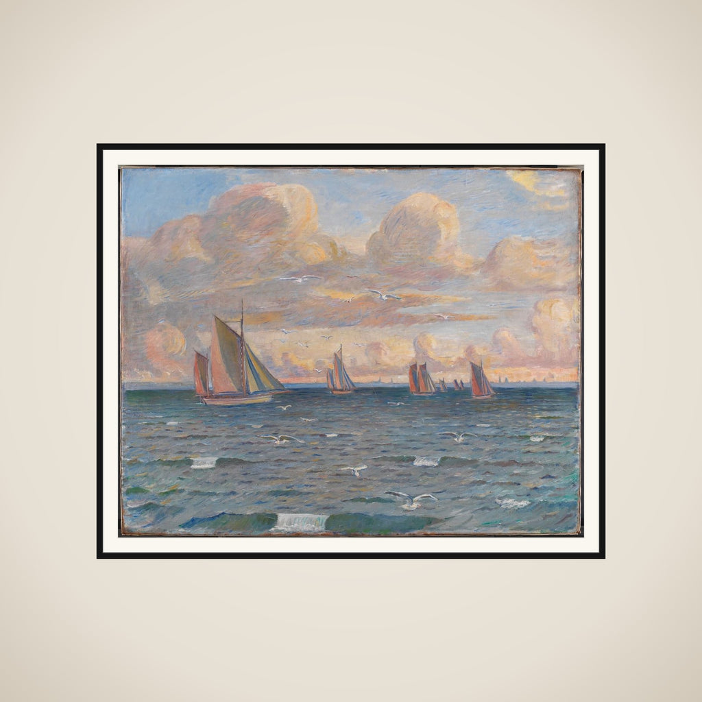 Skibe i Sundet framed