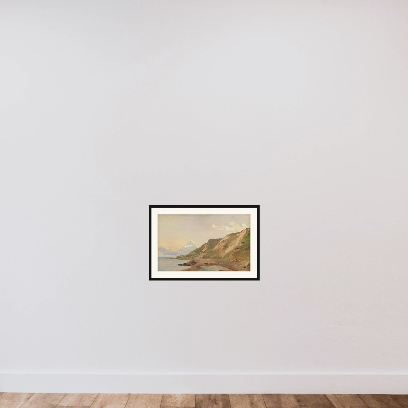 Studie af skrænter på sydsiden af Refsnæs framed — shown to scale
