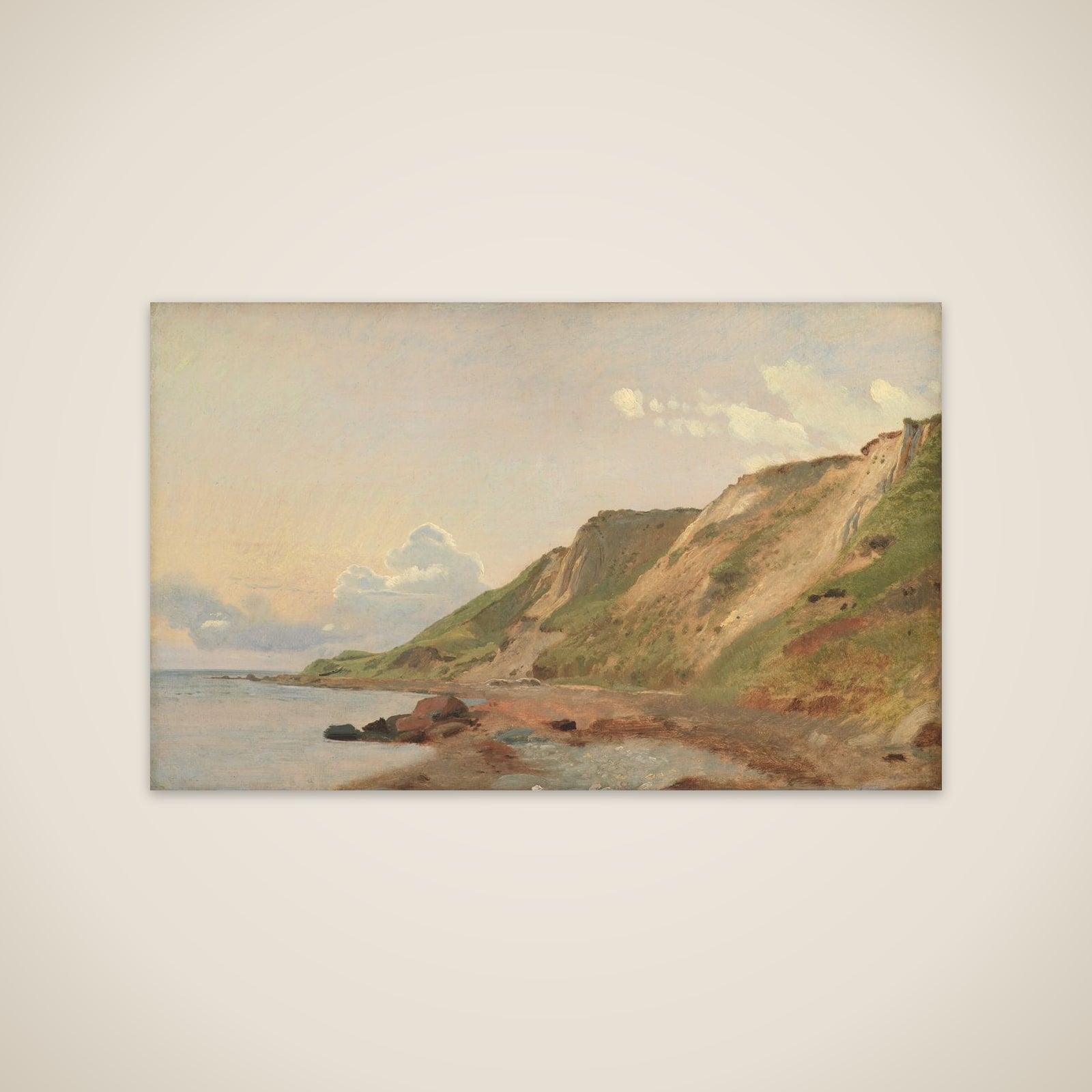 Studie af skrænter på sydsiden af Refsnæs unframed print