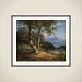 Skovlandskab ved Bagsværd Sø framed