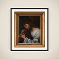 Kristus bærende korset framed