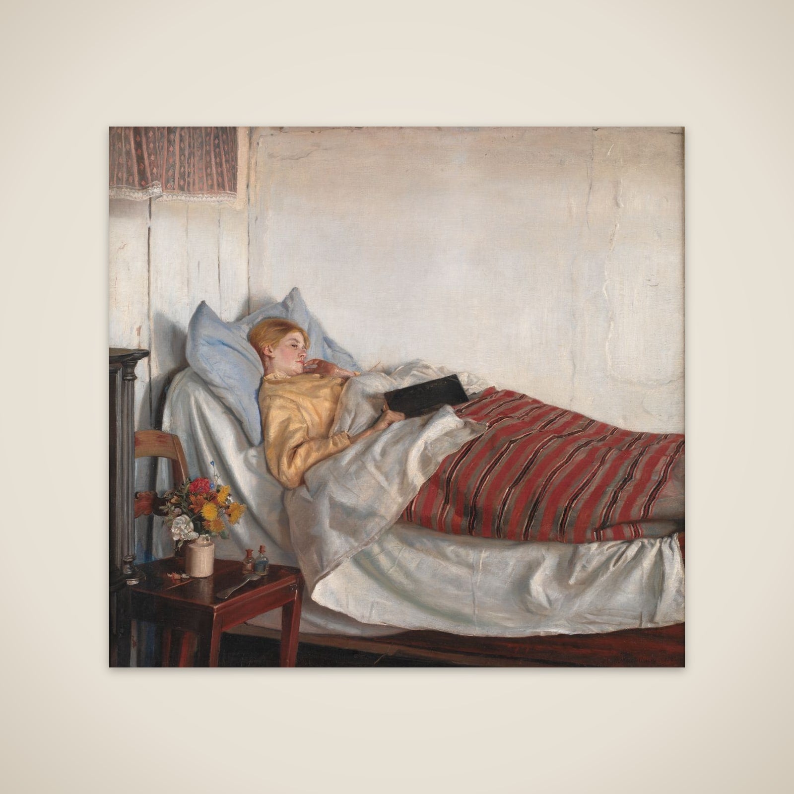 Den syge pige unframed print
