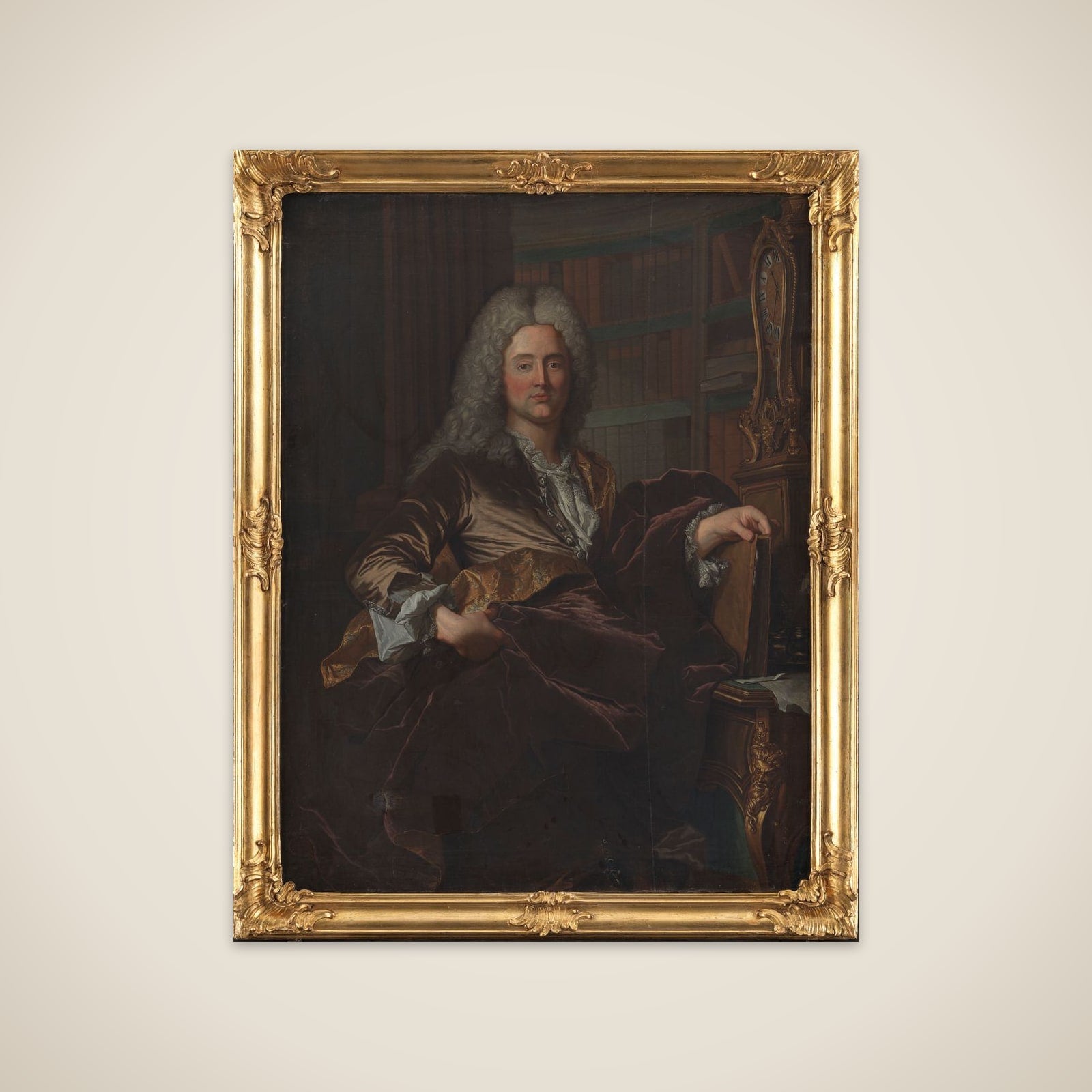 Portræt af landsdommer Peder Benzon Mylius unframed print