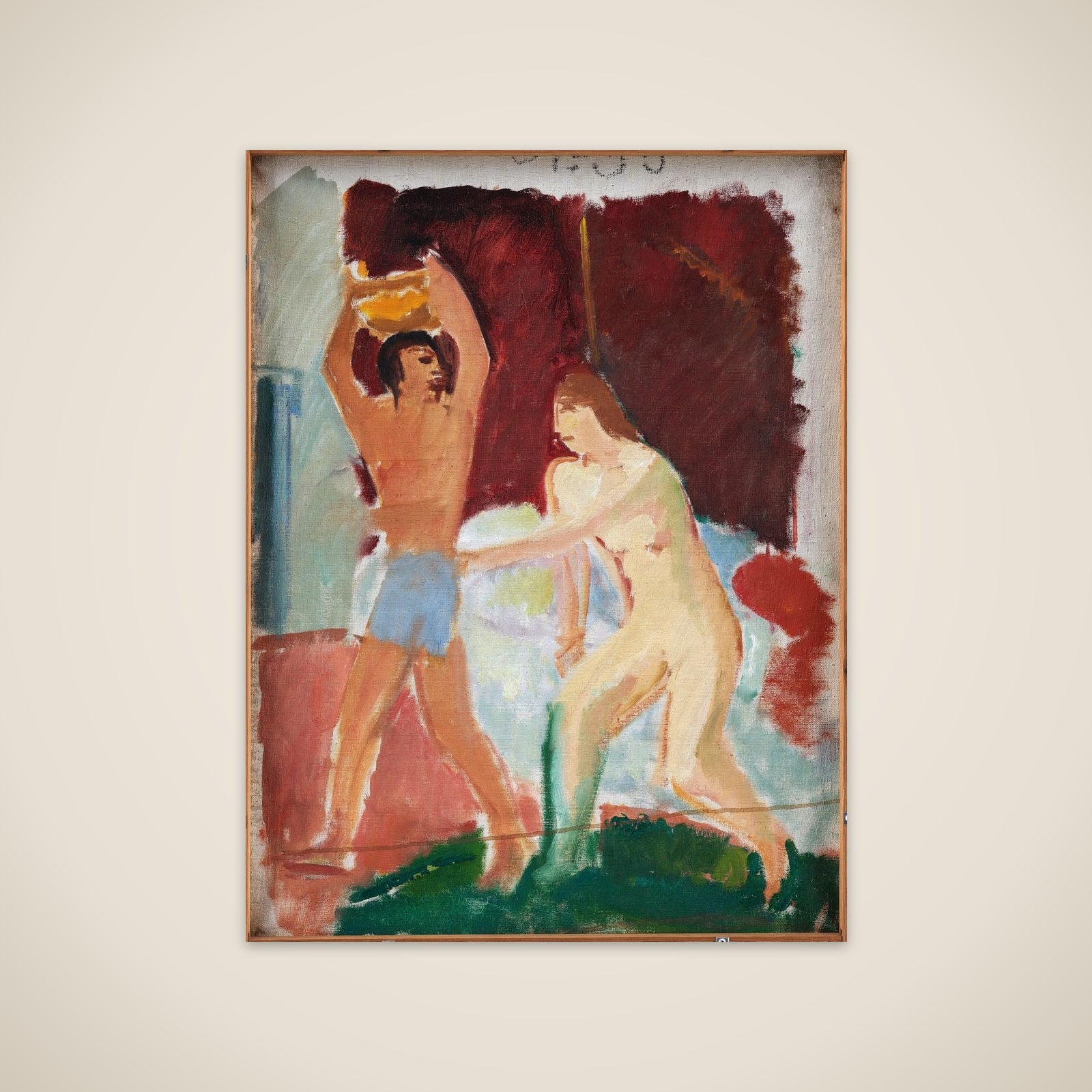 Josef og Potifars Hustru unframed print