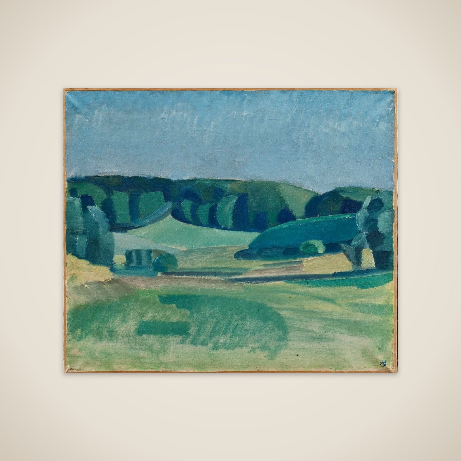 Landskab ved Bistrup unframed print
